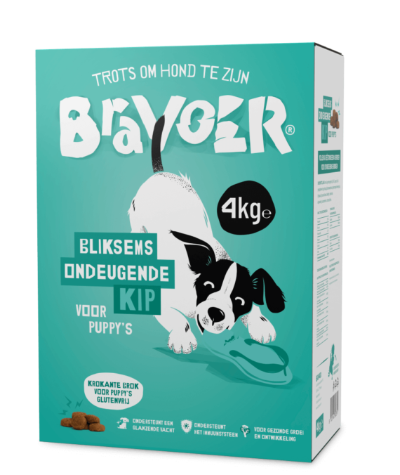 Bliksems Ondeugende Kip voor Puppy’s (Krokant)